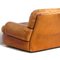 3-Sitzer Lounge Sofa aus dickem Cognacfarbenem Büffelleder, 1970er 7