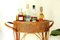 Bamboo and Viennese Straw Bar Cart, Italy, 1970s, Image 3