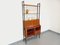 Bookshelf with Secretaire in Teak and Metal, 1960s 11