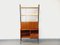 Bookshelf with Secretaire in Teak and Metal, 1960s 1