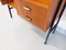 Bookshelf with Secretaire in Teak and Metal, 1960s, Image 2