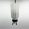 Mid-Century Chrome, Metal & Glass Chandelier, Czechoslovakia, 1970s, Image 4