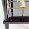 Mid-Century Italian Brass & Stained Mahogany in High Gloss Finish Bar Cart, 1960s 11