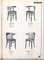 Armhairs attributed to Thonet for Fischell, 1920s, Set of 4, Image 10