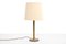 Lampada da tavolo modernista in ottone, Scandinavia, anni '60, Immagine 2