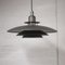 Vintage Scandinavian Grey Pendant Lamp, 1980s 5