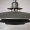 Vintage Scandinavian Grey Pendant Lamp, 1980s, Image 4