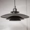 Vintage Scandinavian Grey Pendant Lamp, 1980s 3