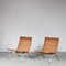 Pk22 Chairs by Poul Kjaerholm for Kold Christensen, Denmark 1950, Set of 2 3