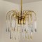 Murano Glass Crystal Teardrop Chandelier, Italy, 1950s 4