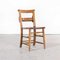 Church Chapel Dining Chairs in Ash, 1940s, Set of 4 1