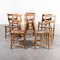 Church Chapel Dining Chairs in Ash, 1940s, Set of 8 3