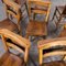 Church Chapel Dining Chairs in Ash, 1940s, Set of 8 4