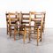 Church Chapel Dining Chairs in Ash, 1940s, Set of 8 6