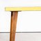 French Rectangular Yellow Kitchen Dining Table, 1960s 2