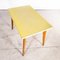 French Rectangular Yellow Kitchen Dining Table, 1960s 4