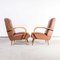 French Upholstered Bentwood Armchairs, 1960s, Set of 2, Image 7