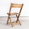 Beech Folding Chairs, 1960s, Set of 12 8