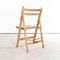 Beech Folding Chairs, 1960s, Set of 6 7