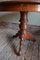 Antique Round Mahogany Dining Table & Four Chairs, Set of 5 5