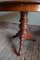 Antique Round Mahogany Dining Table & Four Chairs, Set of 5, Image 5
