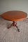 Antique Round Mahogany Dining Table & Four Chairs, Set of 5 3