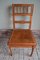 Antique Round Mahogany Dining Table & Four Chairs, Set of 5, Image 6