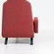 Prototype Red Scandy Lounge Chair by Fabiaan Van Severen for Indera 10