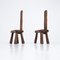 Brutalist Wabi-Sabi Chairs, 1970s, Set of 2 6