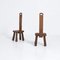 Brutalist Wabi-Sabi Chairs, 1970s, Set of 2 5