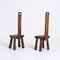 Brutalist Wabi-Sabi Chairs, 1970s, Set of 2 10