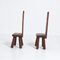 Brutalist Wabi-Sabi Chairs, 1970s, Set of 2 11