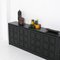 Belgian Brutalist Black Credenza, 1970s 2