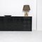 Belgian Brutalist Black Credenza, 1970s 5