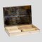Italienische Travertin Marmor & Versilberte Box, 1960er 4
