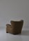 Danish Modern Easy Chair in Elm & Savak Wool from Fritz Hansen, Denmark, 1940s, Image 6