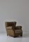 Danish Modern Easy Chair in Elm & Savak Wool from Fritz Hansen, Denmark, 1940s, Image 8