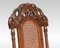 Stühle aus Eiche mit hoher Rückenlehne, 1890er, 8 . Set 4