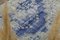 Tappeto blu Oushak in lana, Turchia, anni '50, Immagine 3