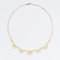 18 Karat French Yellow White Gold Art Deco Pattern Drapery Necklace, 1925, Image 3