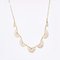 18 Karat French Yellow White Gold Art Deco Pattern Drapery Necklace, 1925 5