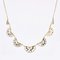 18 Karat French Yellow White Gold Art Deco Pattern Drapery Necklace, 1925, Image 9