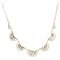 18 Karat French Yellow White Gold Art Deco Pattern Drapery Necklace, 1925 1