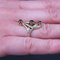 Französischer 18 Karat Saphir Diamanten Gelbgold Ring, 1960er 12