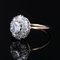 Pompadour Ring aus 18 Karat Gelbgold & Diamanten, 19. Jh. 5
