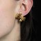 18 Karat Yellow Gold & Ruby Ear Clip, 1950s, Set of 2, Image 9
