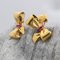 18 Karat Yellow Gold & Ruby Ear Clip, 1950s, Set of 2, Image 8