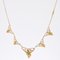 Art Nouveau 18 Karat French Pearl Yellow Gold Drapery Necklace, 1890s 5