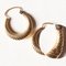 Vintage 18k Gold Hoop Earrings, 1970s, Image 15