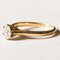 Vintage 18k Gold Diamond Daisy Ring, 1970s, Image 3